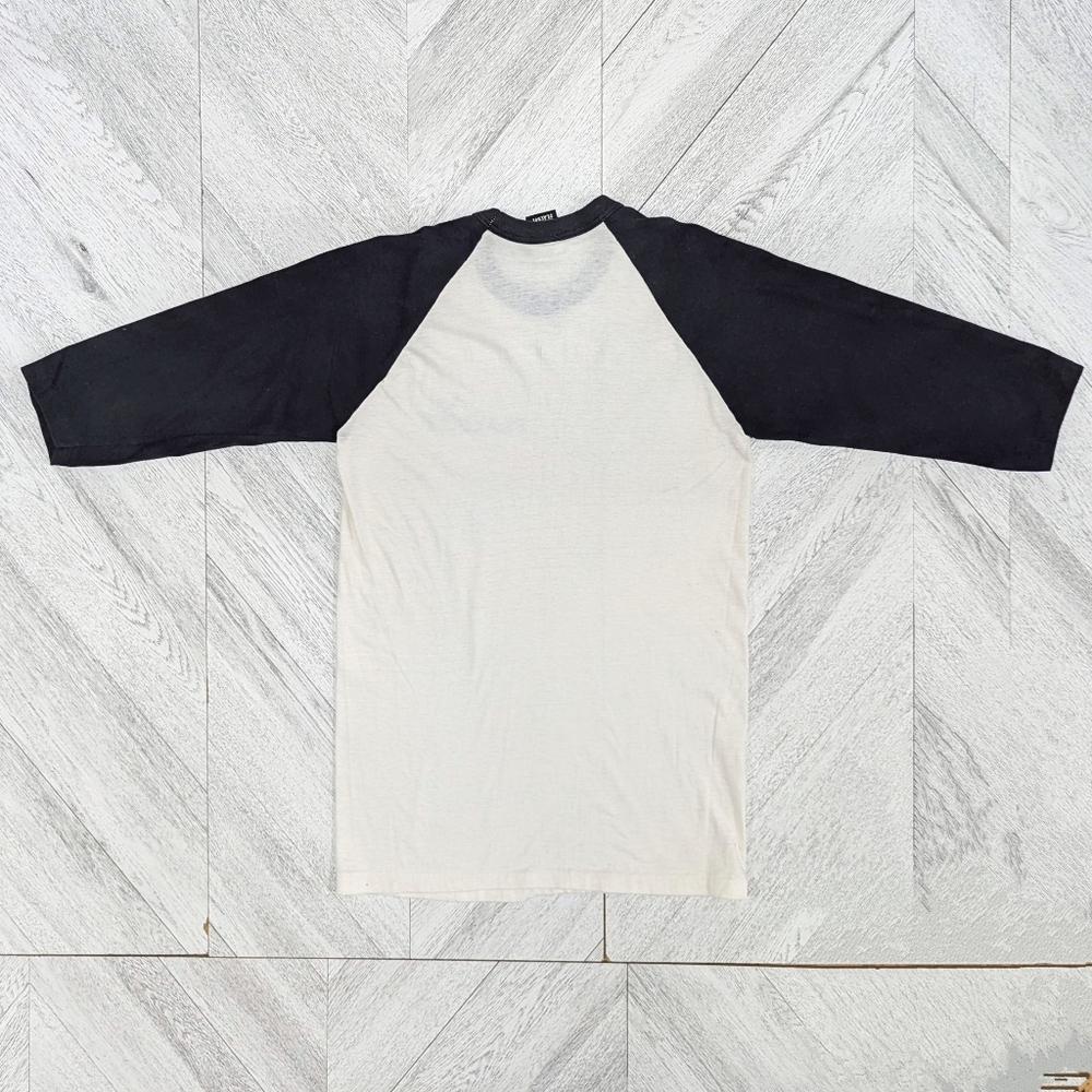 Vintage Playboy Baseball Ringer Tee Raglan Cut Single Stitch Tag size Large - Picture 2 of 7